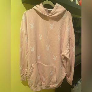 PLAYBOY pink hoodie dress